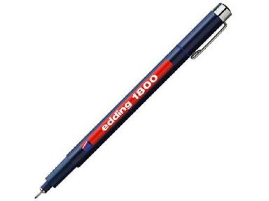 Faserzeichner Edding 1800 profipen 0.7 4-180007003 Strichstärke: 0,7 mm, Schreibfarbe: 003 blau