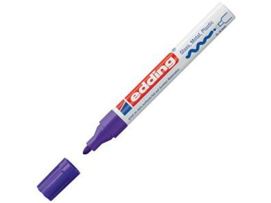 Glanzlack-Marker Edding 750 4-750-9-008 2-4mm, Rundspitze, violett
