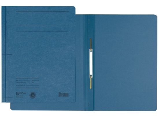 Schnellhefter, Leitz 3005-00-35 (30050035), Rapid, blau A5 Karton/Pappe