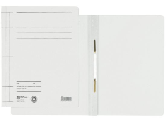 Schnellhefter, Leitz 3000-00-01 (30000001), Rapid, weiß A4 Karton/Pappe