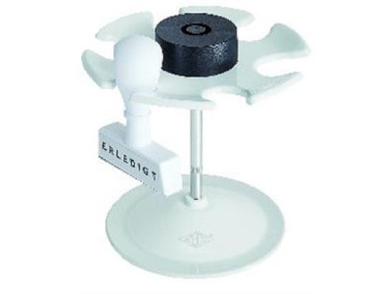 Stempelträger Wedo 64637 64 637 grau/rund 6-Stempel