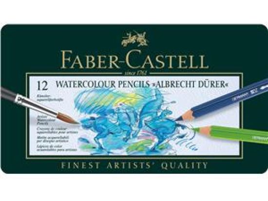 Aquarellstift Faber-Castell 117512 Albrecht Dürer 12er-Etui, Pack 3 Stk
