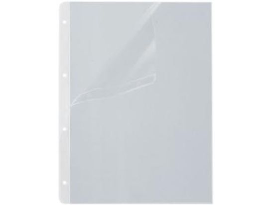 Prospekthüllen Hetzel 220204 A4, oben und Lochrand offen, transparent, Pack 100 Stk