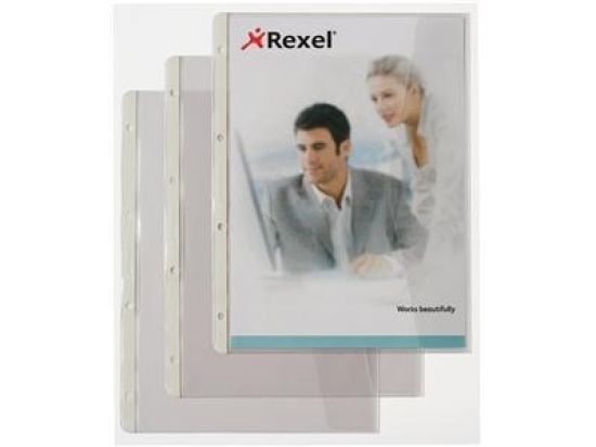 Dokumentenhüllen Hetzel 226784 A4 überbreit (229 x 324mm), Kunststoff (PVC), Außenseite offen mit Klappe, Pack 5 Stk