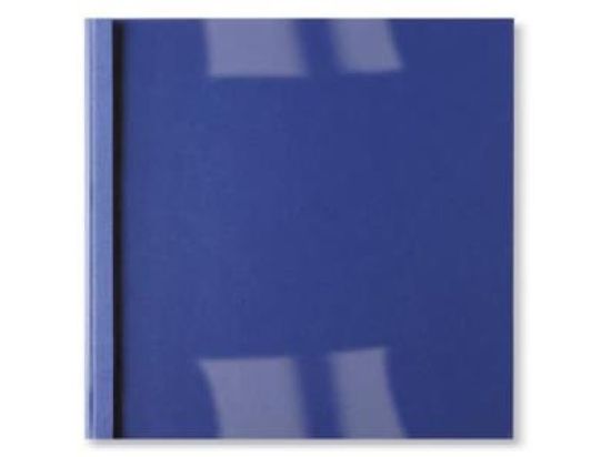 Thermobindemappen GBC IB451010 ThermaBind 3,0 mm, A4, Klarsichtfolie/Karton Lederoptik, royalblau, Pack 100 Stk