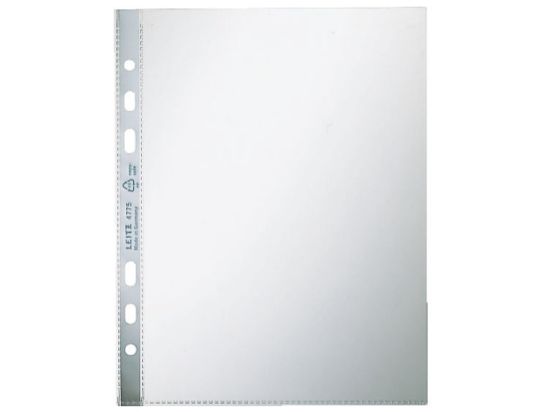 Prospekthüllen Leitz 4795-00-00 47950000 A5, Kunststoff (PP), genarbt, Pack 100 Stk