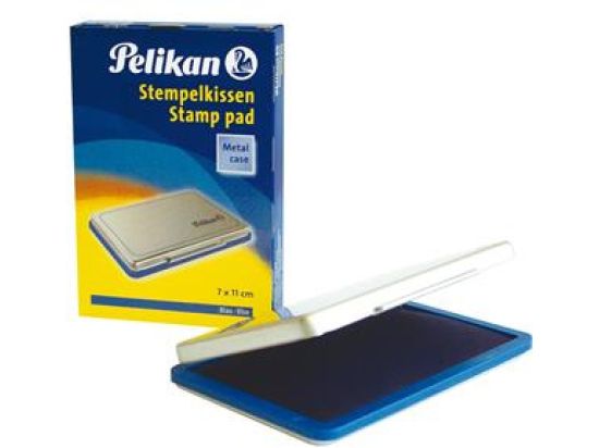 Stempelkissen Pelikan 331124 9 x 16 cm, blau, Metallgehäuse