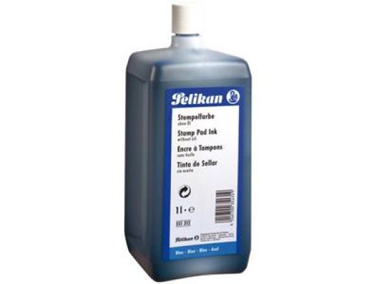 Stempelfarbe ohne Öl Pelikan 351296 schwarz, Flasche 1000ml