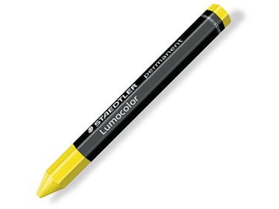 Universalkreide Staedtler 236-1 Lumocolor permanent omnigraph wischfest, wasserfest, gelb