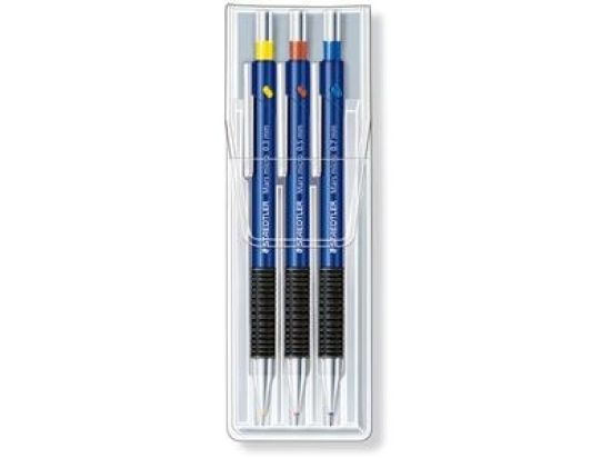 Druckbleistift Staedtler 775SCWP3 775 SC WP3 Mars micro Minenstärke: 0,3/0,5/0,7mm, Schaftfarbe: farbig-sortiert