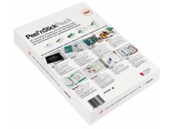 Laminierhülle GBC 3747526 A3 75micron selbstklebend glänzend Format: 303x426mm, Pack 25 Stk