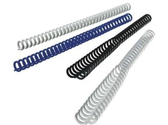 Plastikbinderücken GBC 388057E ibiClick für Clickbind System, Ø 12,0mm weiß inkl. Zipper, Pack 50 Stk