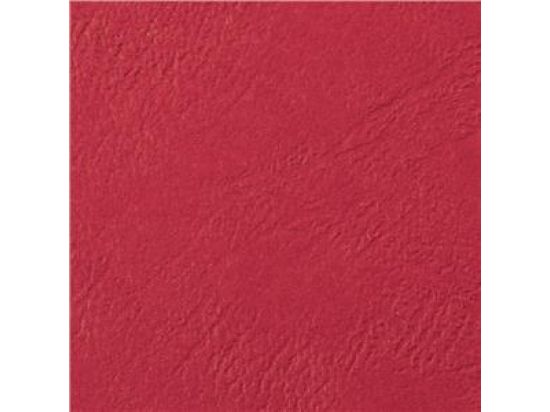 Kartondeckel GBC CE040031 LeatherGrain A4 250g, Lederoptik, rot, Pack 100 Stk