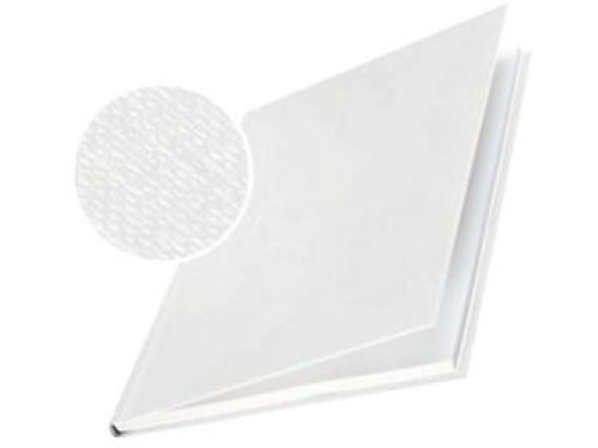 Buchbindemappen Leitz 7390-00-01 73900001 impressBIND A4, Hard Cover, 3,5 mm, Leinen, weiß, Pack 10 Stk