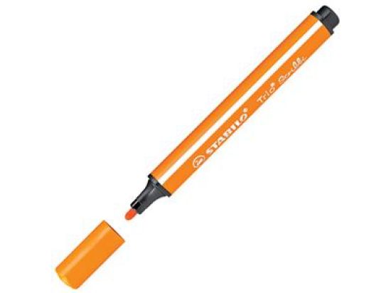 Filzstift Stabilo 368/954 Trio Scribbi orange dreieckig, Pack 5 Stk