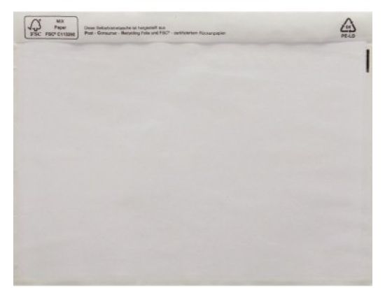 Begleitpapiertaschen 161078400 C6, ohne Aufdruck, Folie, selbstklebend, transparent, Pack 250 Stk