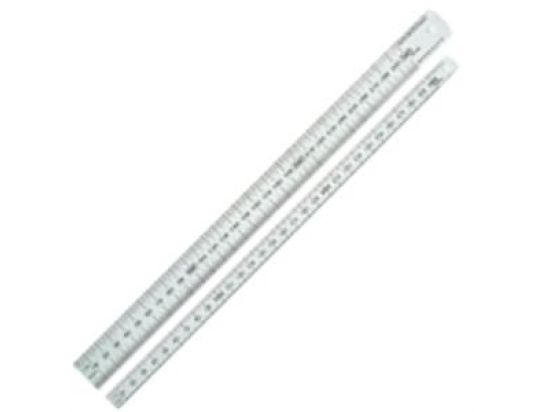 Lineal Rumold 323701 15cm Edelstahl mit mm und 1/2-Teilung handlich