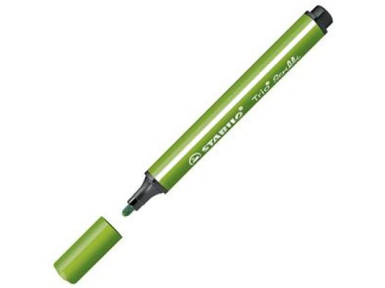 Filzstift Stabilo 368/933 Trio Scribbi hellgrün dreieckig, Pack 5 Stk