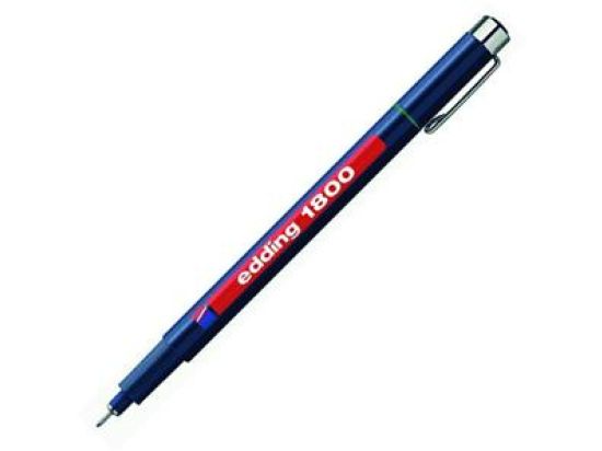 Faserzeichner Edding 1800 profipen 0.5 4-180005004 Strichstärke: 0,5 mm, Schreibfarbe: 004 grün