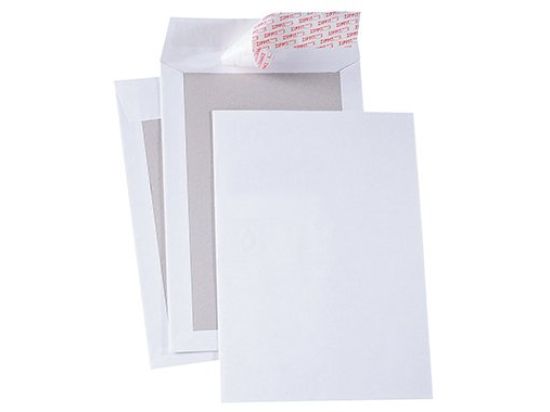 Versandtasche, Soennecken 327214901 (2916), C4 ohne Fenster/haftklebend weiß Papprückwand 120g, Pack 100 Stk