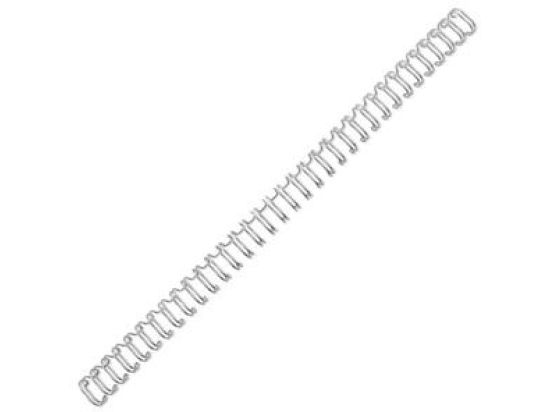 Drahtbinderücken GBC RG810597 Ø 8,0mm silber, Pack 100 Stk