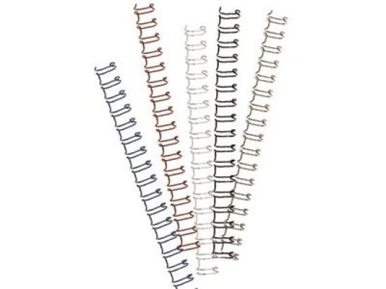 Drahtbinderücken GBC RG810610 Ø 10,0mm schwarz, Pack 100 Stk