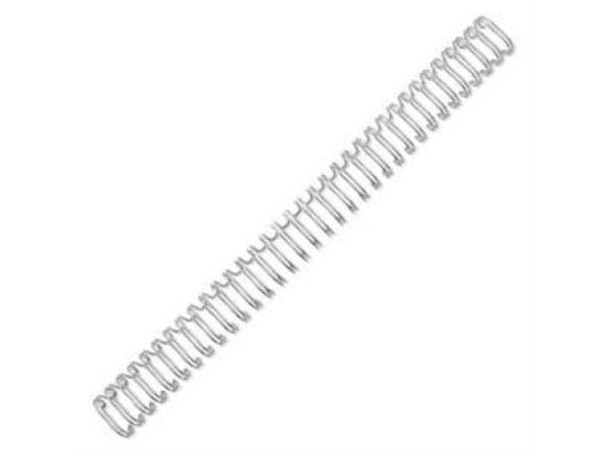 Drahtbinderücken GBC RG810697 Ø 10,0mm silber, Pack 100 Stk