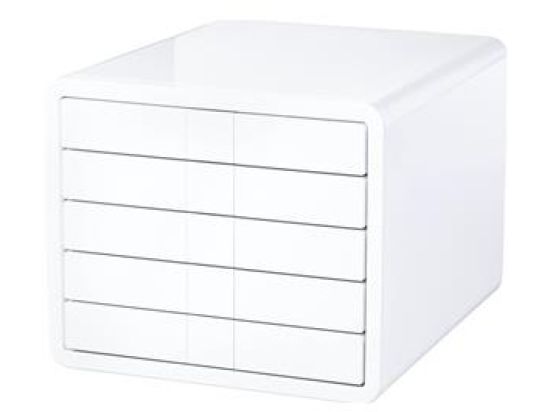 Schubladenbox HAN 1551-12 i-Box weiß 5-Schübe geschlossene Schubladen