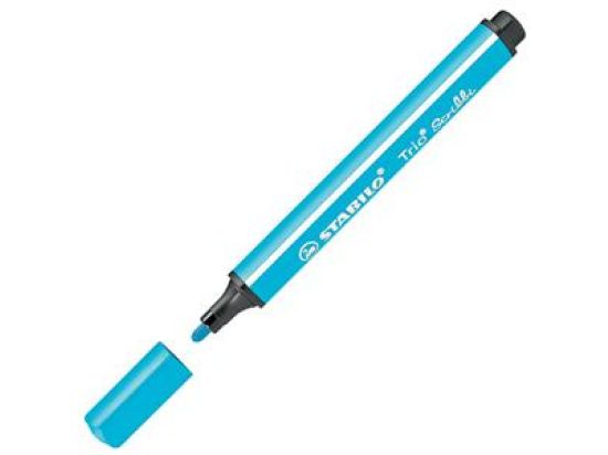 Filzstift Stabilo 368/957 Trio Scribbi hellblau dreieckig, Pack 5 Stk