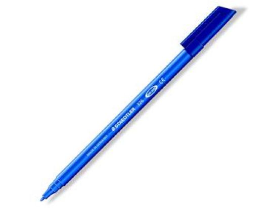 Fasermaler Staedtler 326-3 Noris Club 1mm, blau