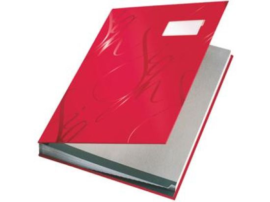 Unterschriftenmappe Leitz 5745-00-25 57450025 Design 18 Fächer, rot