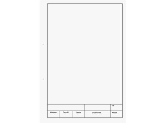 Kieser-Zeichenblock Brunnen 10-42237 1042237 A4 blanko 25 Blatt, Pack 10 Stk