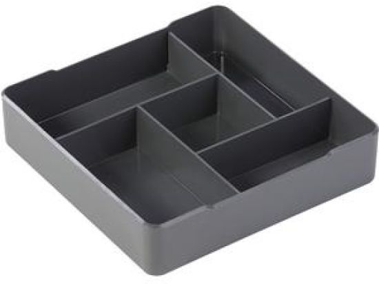 Servierhelfer Durable 3386-58 338658 Coffee Point Case anthrazit 5 Fächer stapelbar