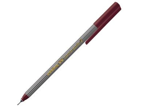 Fineliner, Edding 55, 4-55007, 0,3mm braun, Pack 10 Stk