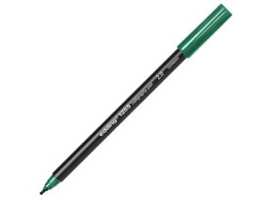 Kalligrafiestift Edding 1255 calligraphy pen 2.0 4-125520025 Schreibfarbe: flaschengrün