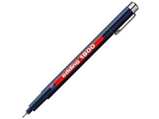 Faserzeichner Edding 1800 profipen 0.7 4-180007004 Strichstärke: 0,7 mm, Schreibfarbe: 004 grün
