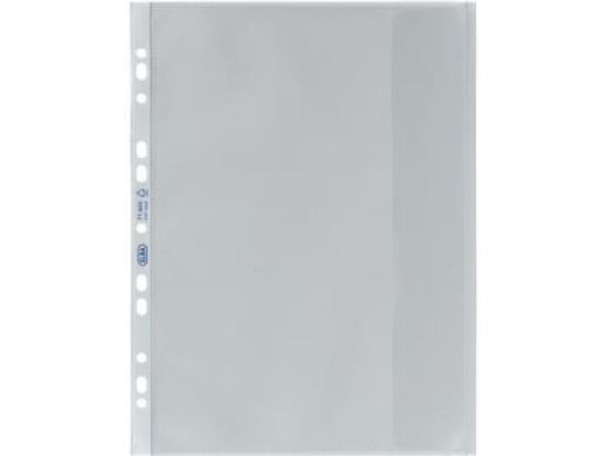 Prospekthüllen Elba 100460999 71443/2FL Oxford A4 90my PP rechts offen mit Klappe, Pack 10 x 10 Stk