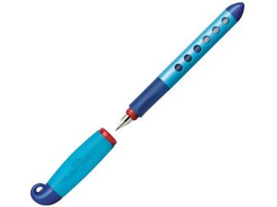 Schul-Füllfederhalter Faber-Castell 149847 Scribolino blau Rechtshänder
