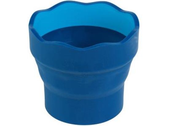 Wasserbecher Faber-Castell 181510 Clic & Go blau