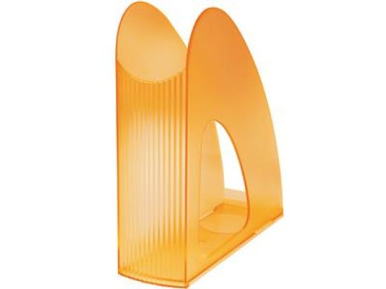 Stehsammler HAN 1611-61 Twin orange-transluzent A4 Kunststoff, Pack 10 Stk