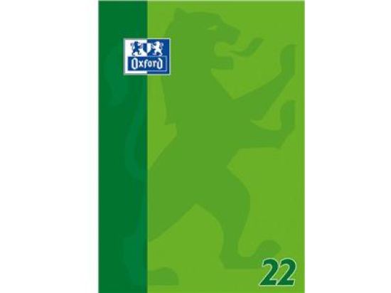 Berufsschulblock Oxford 100050348 A4 kariert/5mm 50 Blatt 90g 4-fach gelocht ohne Rand, Pack 5 Stk
