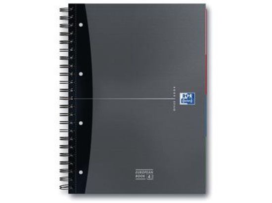 Collegeblock Oxford 100100748 Europeanbook A4+ liniert 120 Blatt 4-fach gelocht