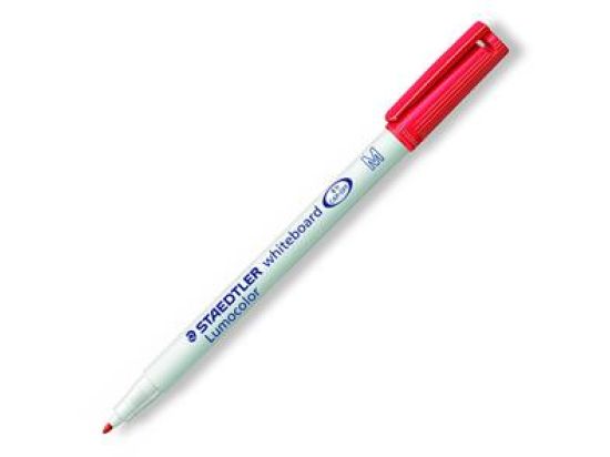 Whiteboardmarker, Staedtler 301-2, Lumocolor whiteboard pen, 1mm, Rundspitze, rot