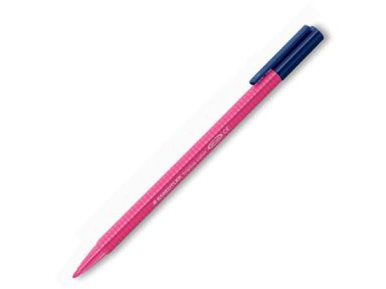 Fasermaler Staedtler 323-20 triplus color 1mm, Rundspitze, auswaschbar, magenta, Pack 10 Stk