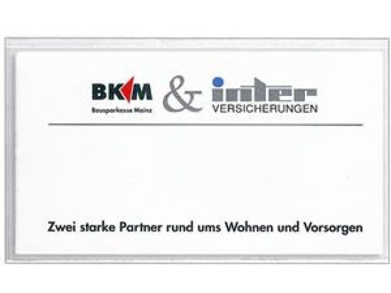 Visitenkartentasche Veloflex 2205100 Velocoll 101x52mm selbstklebend, Pack 100 Stk