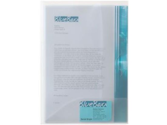 Angebotsmappe Durable 2533-19 253319 Multifile A4 transparent mit 2 Klappen, Verschluss und Abheftung, Pack 15 Stk