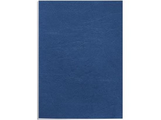 Deckblatt Fellowes 5373902 A4 royalblau Lederstruktur FSC