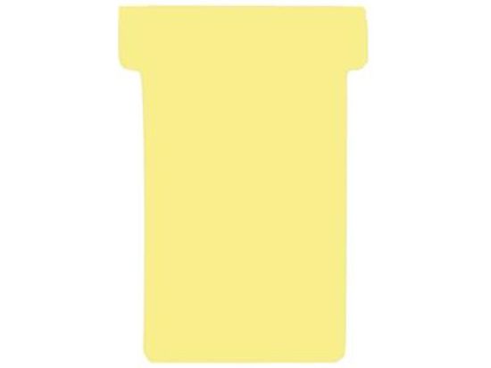 T-Karten Franken TK104 gelb 47x17mm Größe 1, Pack 100 Stk