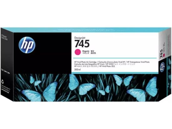 Tintenpatrone HP F9K01A 745 magenta 300ml