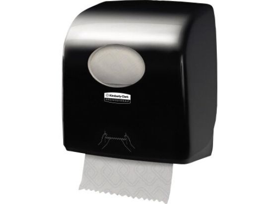 Handtuchspender Kimberly-Clark 7956 32,4x29,7x19,2cm Slimroll schwarz Kunststoff